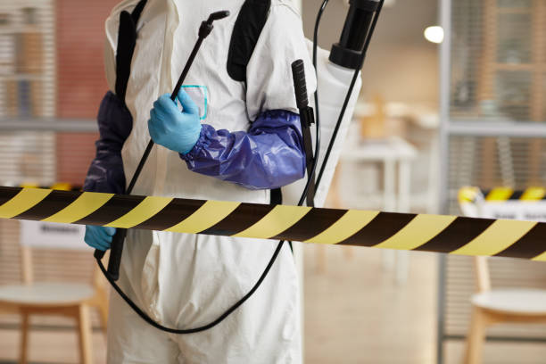 Professional Biohazard Cleanup technician working in Netcong, NJ